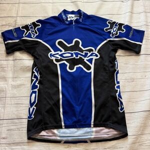 Vintage Kona‎ Jersey Team Blue Black White by Voler Men's Size Small
